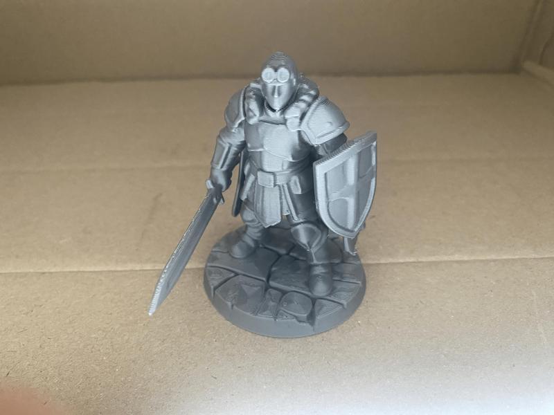 Free Download – Tharos, the Paladin Vanguard (80mm Human Fantasy Miniature for Painting & Display)