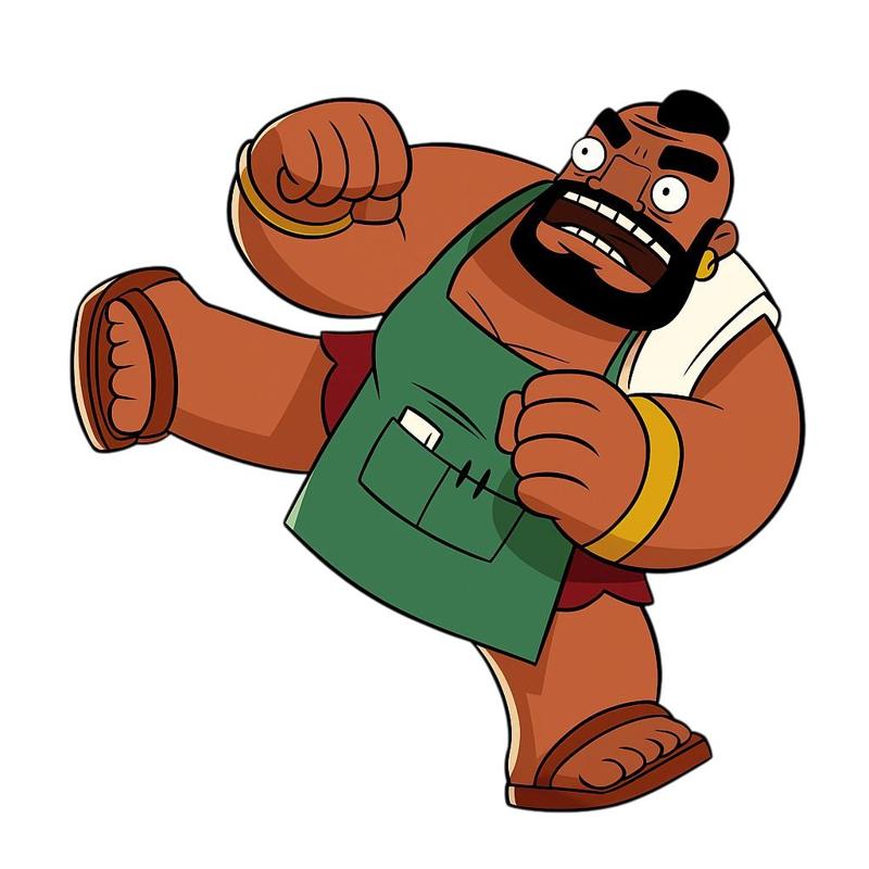 Game Clash of Clans - Pig Knight Cook Cartoon