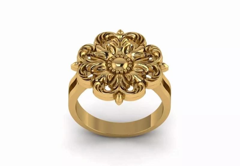 Flower Ring Design For Women