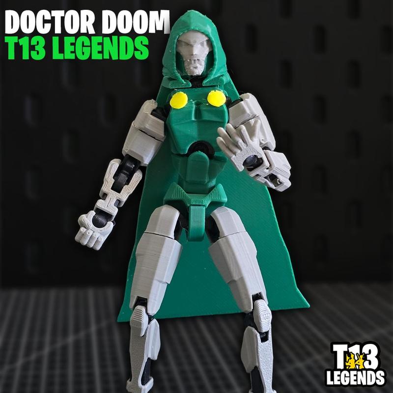Doctor Doom from Fantastic Four Inspired T13 Legends Dummy 13 Figure