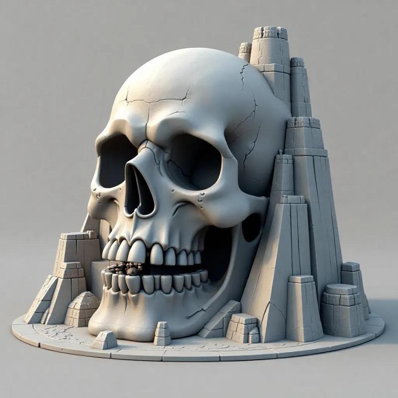 Volcanic Skull Island 🌋💀