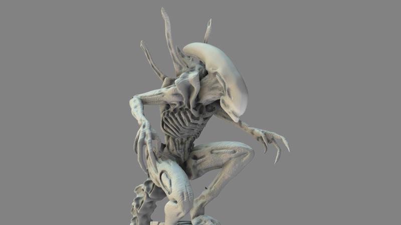 Alien Xenomorph 3D Print Model 3D print model
