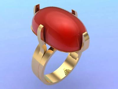 Gemstone Rings - Oval stone ring - Womens Rings