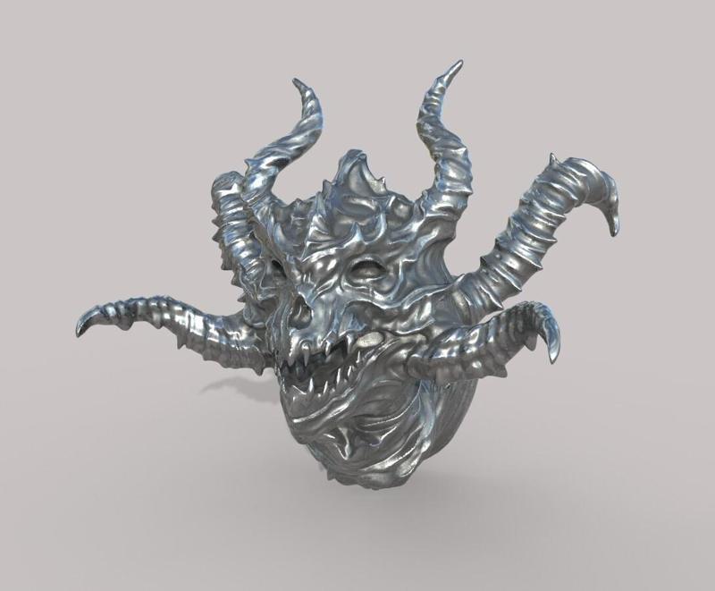 Evil Six Horned Dragon