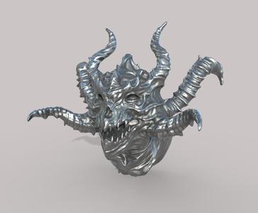 Evil Six Horned Dragon