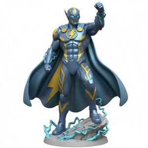 Mighty Storm Champion Figurine – Comic Inspired Heroic Warrior 3D Print for Collectors & Display
