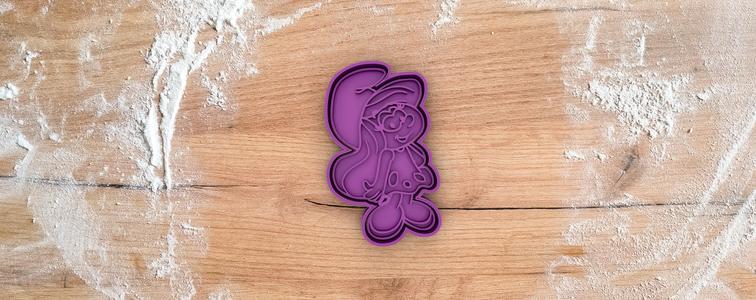 Smurfette cookie cutter from the Smurfs