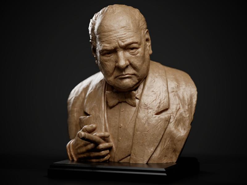 Winston Churchill Bust - Prime Minister of Britain