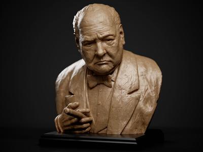 Winston Churchill Bust - Prime Minister of Britain