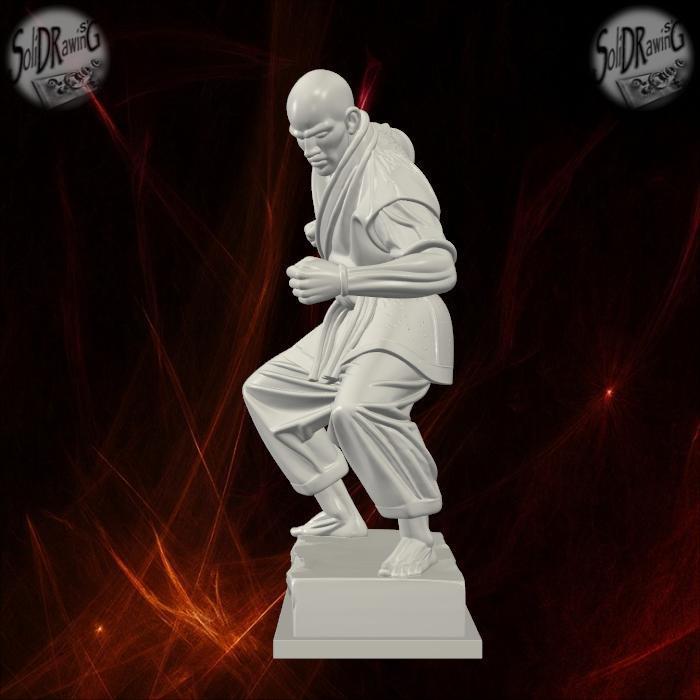 Martial Artist in Bronze Power – SoliDRawinGs SG738