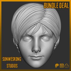 Residual Evil 1 Rebecca Chambers Headsculpt Bundle Pack