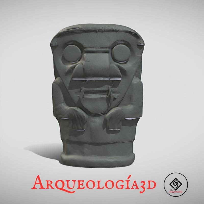 Jaguar Sentinel - Sculpture San Agustin, Colombia (3D Model for printing)