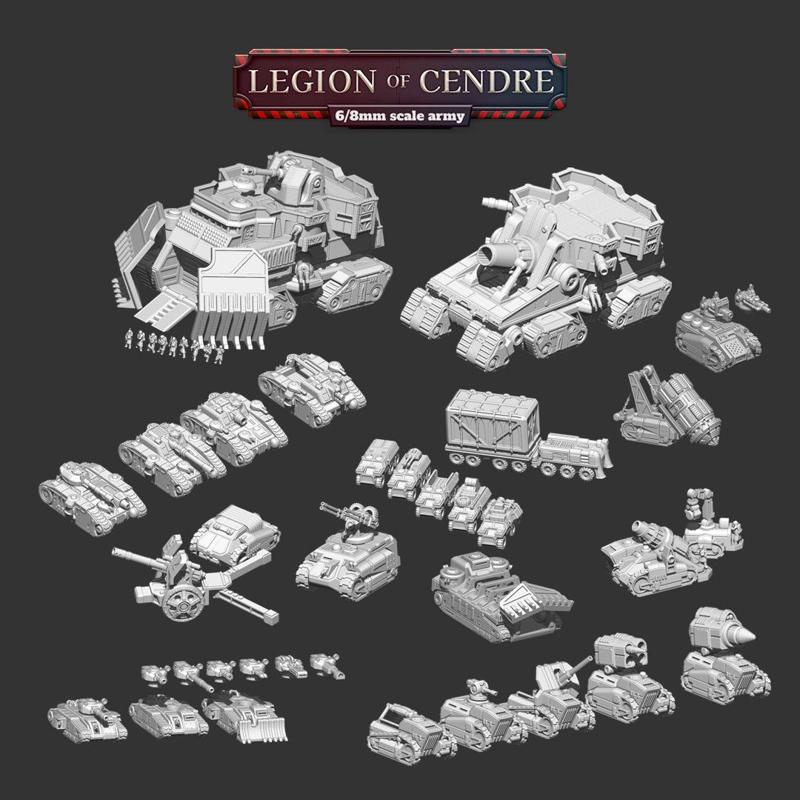 Legion of Cendre - Vehicle Pack