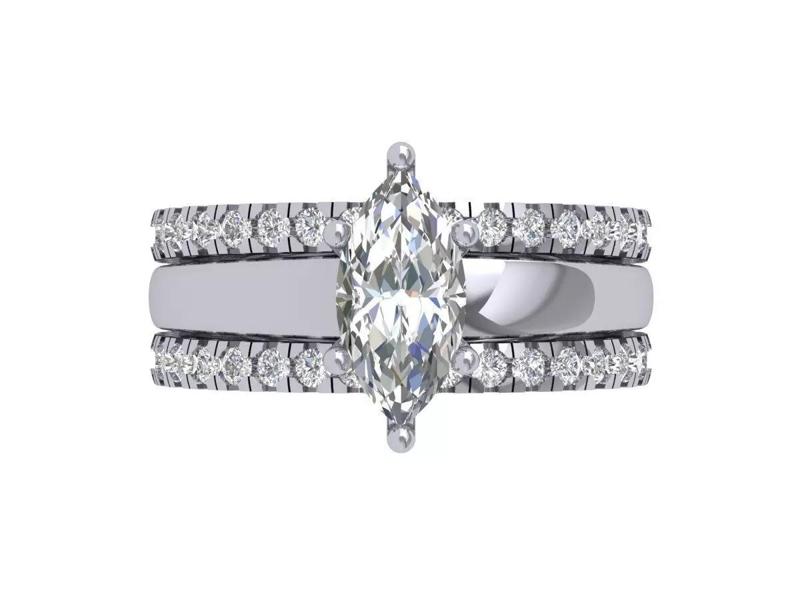 Marquise Solitaire Ring