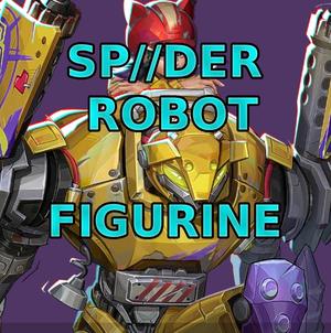 Robot Peni Parker's Spider Robot Bot, MEch, Wasteland Mech costume Marvel Rivals Clothed Custom Figurine
