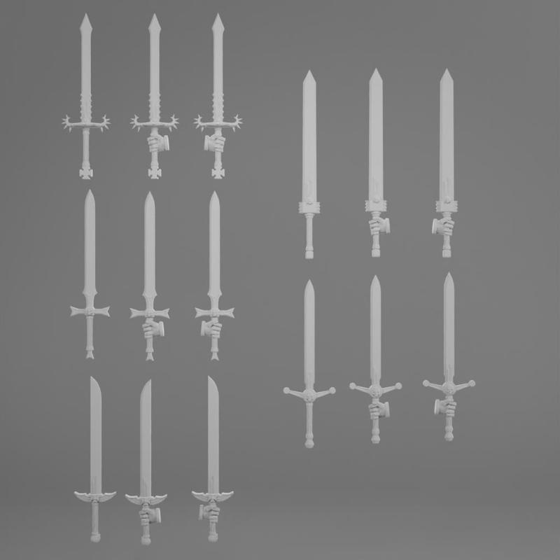 Space Marines Powerswords Set v1