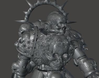 Silver Skulls Space Marines One Page Poxy build your own per supported