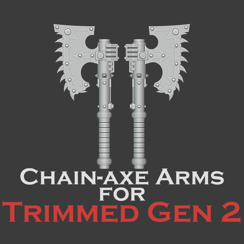 Trimmed Gen 2 Chain-axe arms
