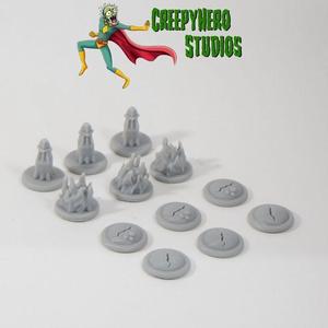 Fantasy Token Set One STL | Printable 3D Tokens for Tabletop RPGs, Wargames, and Miniature Gaming