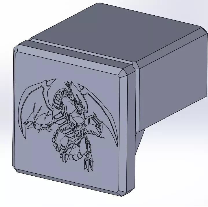 Modello di stampa 3D DECK BOX BLUE EYES DRAGON YUGIOH