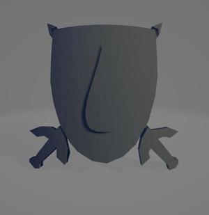 Knights of Blood Space Marine Icon Moulded 'Hard Transfer'