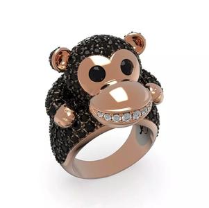 Diamond Monkey Ring