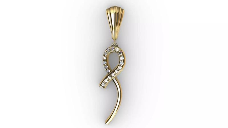 diamond pendant stl verified