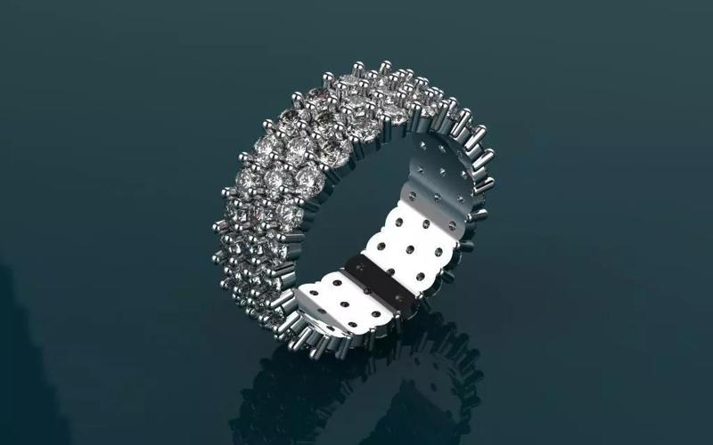 Diamond Ring -Size 8-5 - Jewelry 3D - AN-357