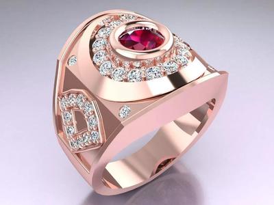 Diamond Ring - Mens Rings - N250