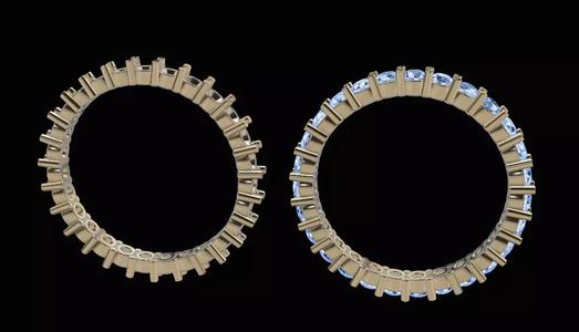 Diamond Infinity Wedding Band or Fashion Band Size 5