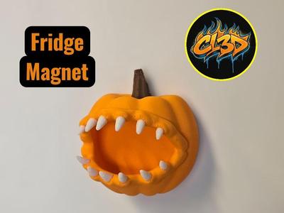 Scary Pumpkin Magnet