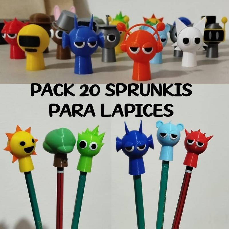 PACK 20 SPRUNKI FOR PENCILS - SPRUNKI PENCILS