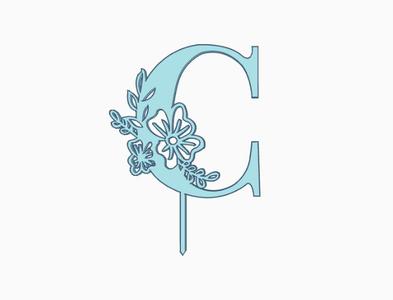 topper letter C