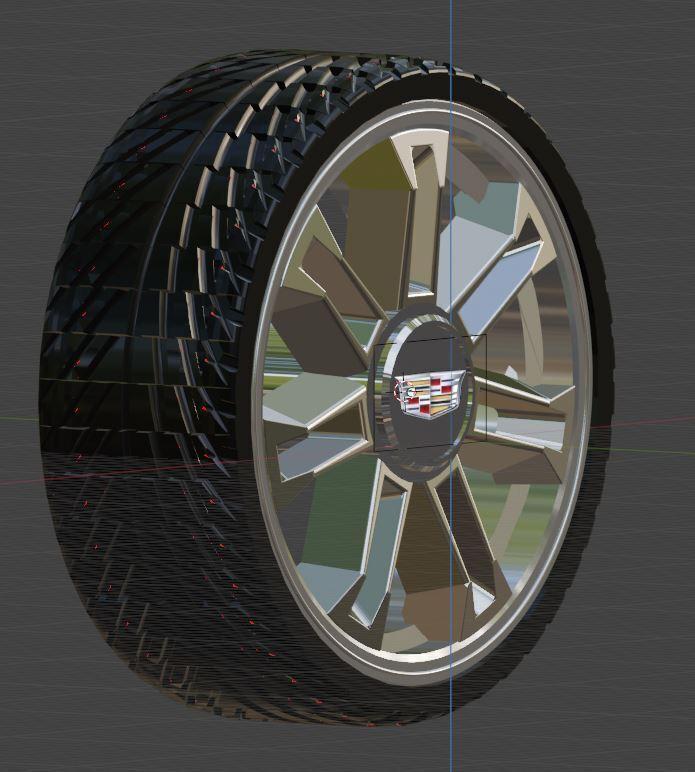 1/64 SCALE ESCALADE WHEEL 14 SPOKE