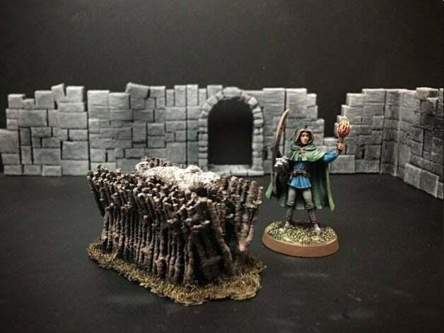 Delving Decor: Funeral Pyre (28mm/Heroic scale)