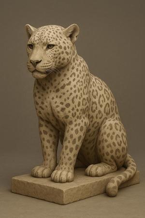 3D Jaguar Sculpture