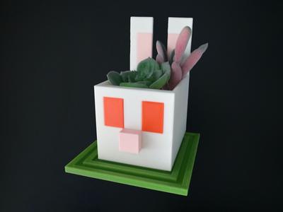 Minecraft Bunny Planter