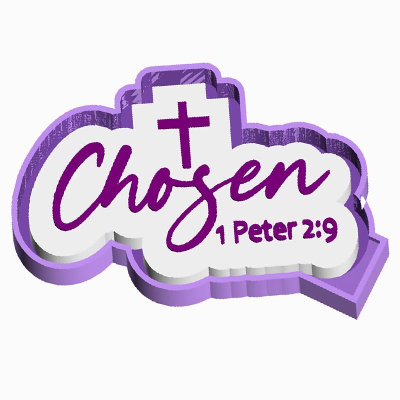 freshie stl chosen cross Jesus Christian