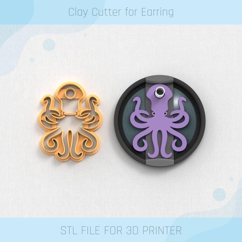 Octopus Stanley Topper Clay Cutter