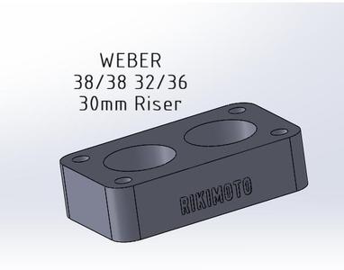Weber 38/38 32/36 30mm Riser