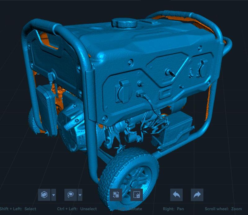 Generator Kimol KM 3050E 3.0-3.5kW 3d scan