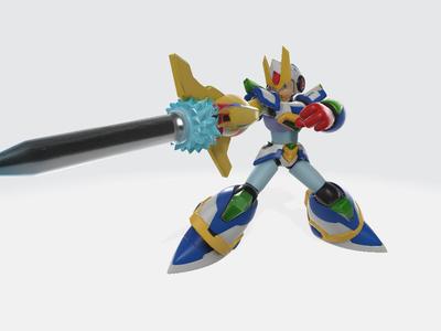 Mega Man X Blade Armor Pose 3