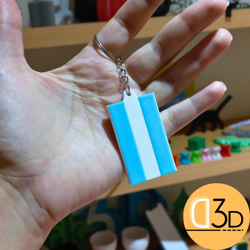 Argentina flag keychain