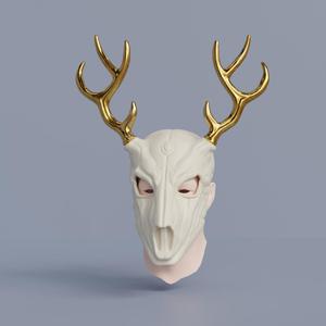 Deer Skull Mask 3D Model STL