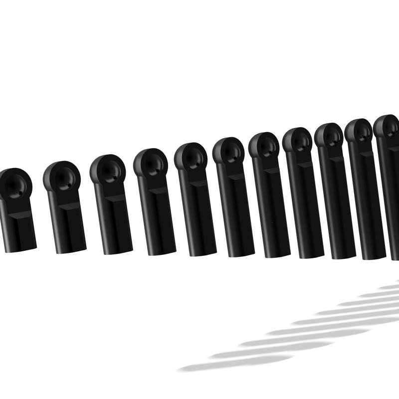 Tamiya Spare Parts ball heads closed 6-30 mm (in 2 mm steps) - 3D-printed set for tie rods & steering linkages