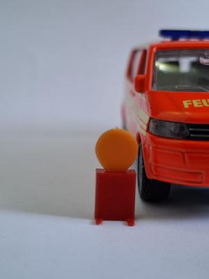 Flashing light fire department