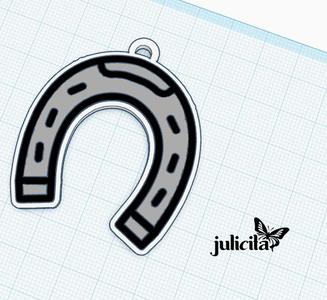 HORSESHOE KEY RING