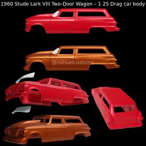 1960 Stude Lark VIII Two-Door Wagon – 1 25 Drag car body