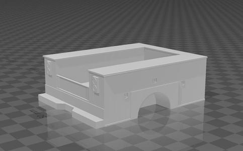 Service bed for any scale