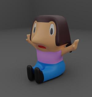 Big Nose Girl Doll